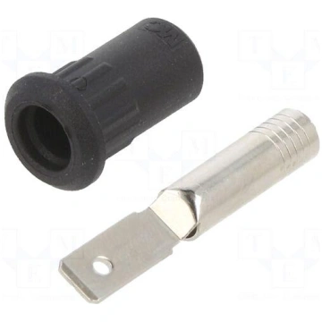 Laboratory connector: 4mm banana | socket | 30VAC 