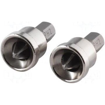 Screwdriver bit | Phillips | PH2 | 1/4" | Overall 