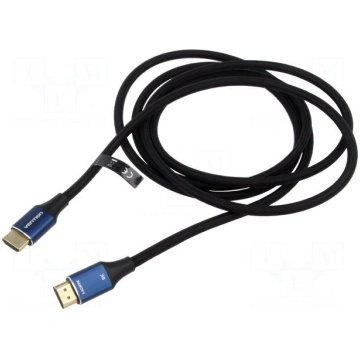 Cable | HDMI plug,both sides | PVC | textile | HDM