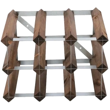The Swedish Wine Rack Factory - 9 Bottle Winerack 