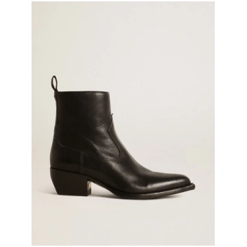 Women’s Debbie boots in black leather Golden Goose