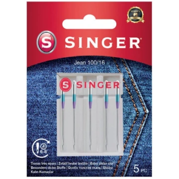 Singer Denim Needle 100/16 5PK 250053602