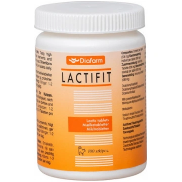 Diafarm LACTIFIT LACTIC piena tabletes kaķiem N100