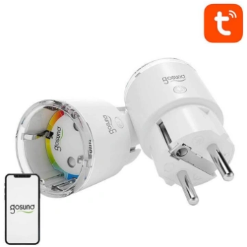 Gosund viedā kontakligzda EP2-2, 220-240V, 10A, 2.