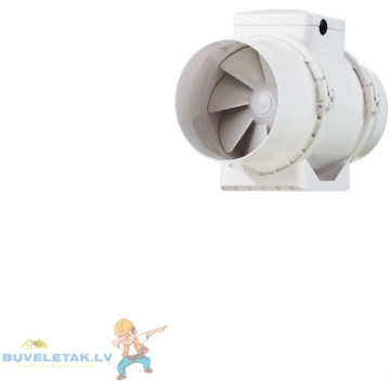 Ventilātors plastmasas augstspiediena kanāla,d=100