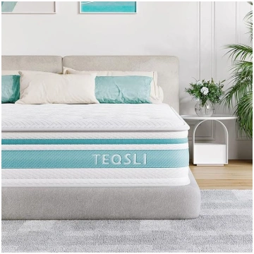 TeQsli Double Mattress, 135 x 190 x 25 cm, Gel Mem