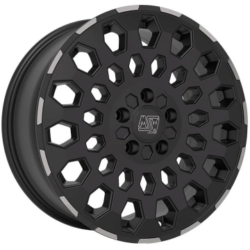 MSW 99 Van Matt Black Lip Polished 8x18 5x120 ET45