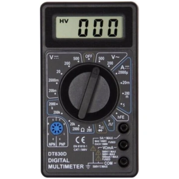 Digitālais multimetrs DT830D ar LCD ekrānu Nav nor