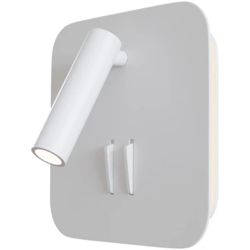 Maytoni Ios 176 LED sienas lampa, leņķveida, balta