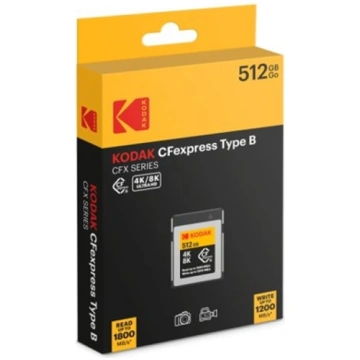 Kodak CFexpress Type B 512GB EKMCFX512GK 55472#T-M