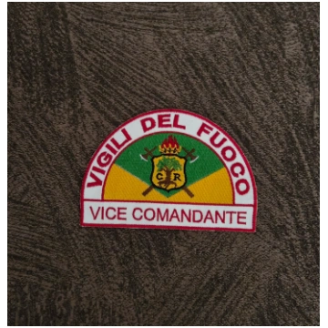 Toppa Patch Vigili del Fuoco VDF Mezzaluna Roveret