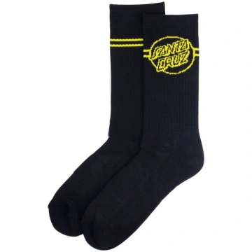 Men's Socks Opus Dot Stripe Black/Yellow Sant