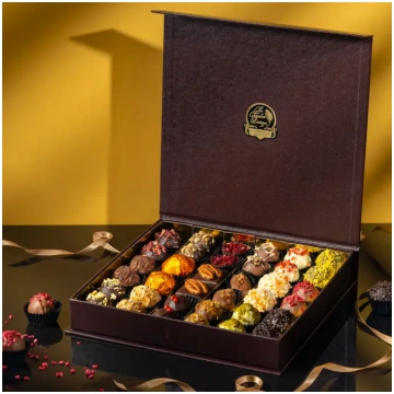 Large selection of "Riga Black Magic" truffles