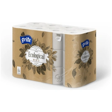 Tualetes papīrs Grite Ecological, 3 sl, 24 gab