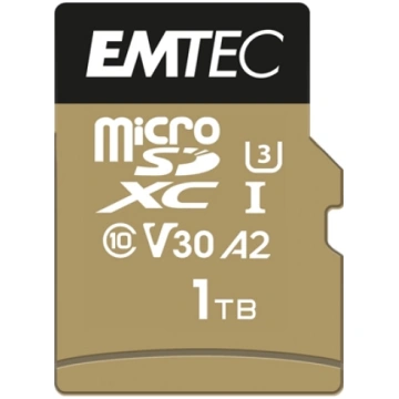 Emtec MicroSDXC 1TB UHS-I U3 V30 A2 SpeedIN Pro 55