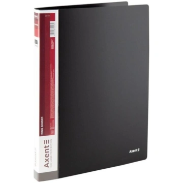 Plastmasas mape Axent, A4, melna