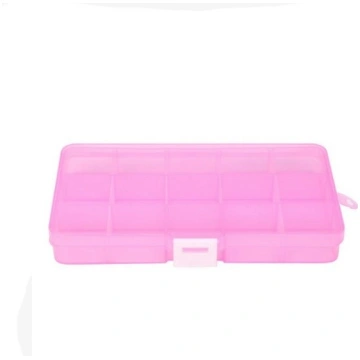 Organizer 15 compartments 175x100x22mm - pink - co