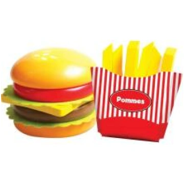 Beeboo Wooden Burger Art.45009009 Komplekts no kok
