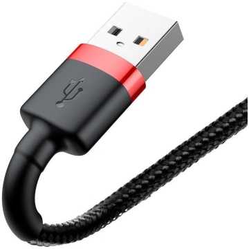 Baseus Cafule USB Lightning Cable 2.4A 0.5m (Red+B