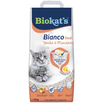 Biokat’s Bianco Fresh kaķu smiltis cementējošas ar