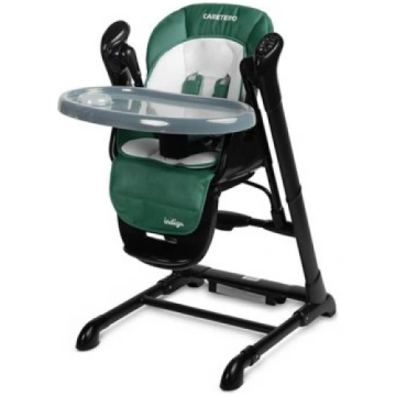 Caretero Indigo Black Green bērnu krēsls - šūpoles