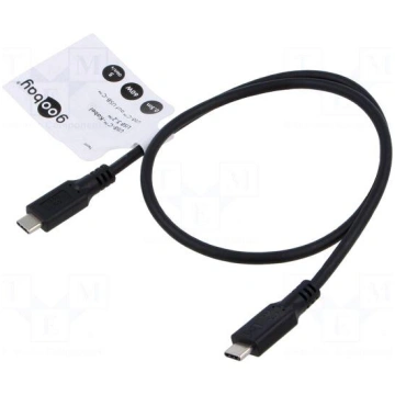 Cable | USB 3.2 | USB C plug,both sides | 0.5m | b