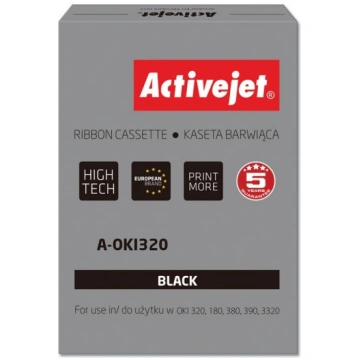 Activejet A-OKI320 Ribbon (replacement OKI 9002303