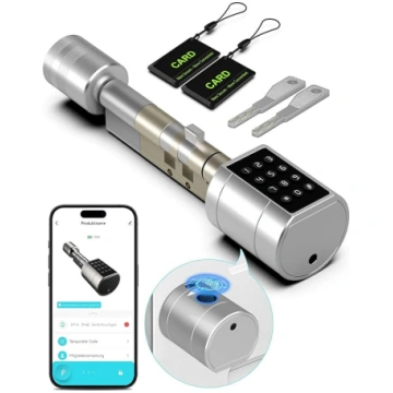 Eseesmart pirkstu nospiedumu durvju slēdzene, pirk
