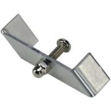 Retaining bracket for 1- circuit track, recessed v