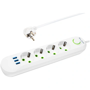 98-225# Tīkla pagarinātājs ps-450 4 ligzdas 3xusb 