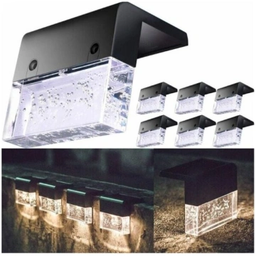 LED Solar uzlādējamās lampas 4 gab. Gaismas diodes