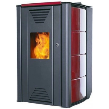 Granulu kamīns ThermoFLUX Interio 20 ar apkures pi