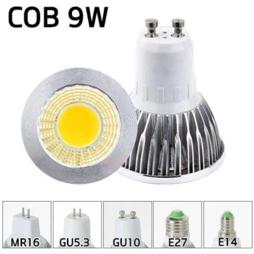 Led Bulb Spotlight MR16 GU10 gaismas E27 E14 spuld