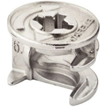 Minifix Muciņa Ø15 mm 19mm materiālam (niķelēts)