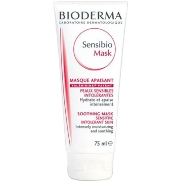 Bioderma - Nomierinoša, mitrinoša maska jutīgai ād