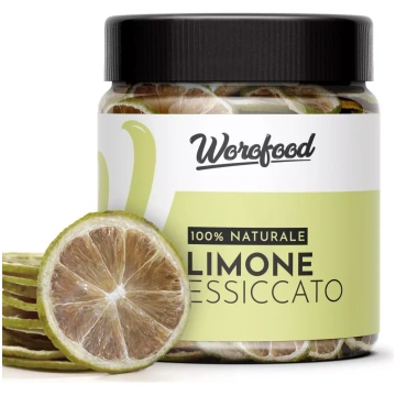 Limone essiccato a fette al naturale, senza zucche