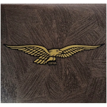 Patch Toppa Aquila Moto Guzzi 30x7cm Circa Ricamat
