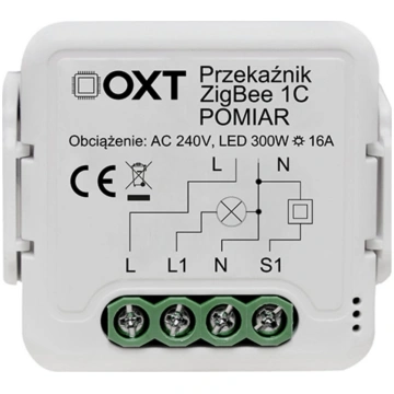 Oxt Modulis Oxt Relejs 1 Obwód Pomiar Prądu 16a Zi
