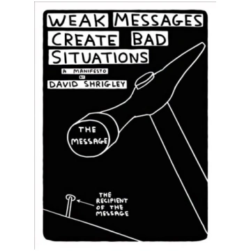 Weak Messages Create Bad Situations: A Manifesto M