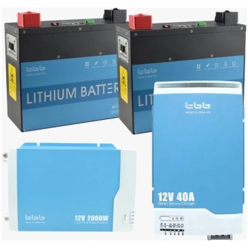 Invertera Pack komplekts 2000 W ByPass&Heat Batter