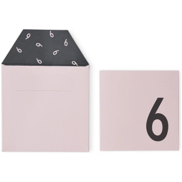 Dzimšanas dienas kartīte bērniem Design Letters 6 