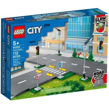 Lego city blocks 60304 ceļa plāksnes