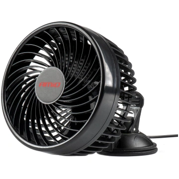 Ventilators AMiO, 15.2 cm x 15.2 cm, melna krās