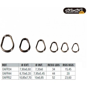 Asari egg split ring mis 4