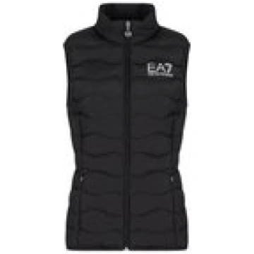 EA7 Woman Woven Bomber Jacket - black