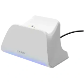 Trust GXT255W PS5 uzlādes stacija – balta
