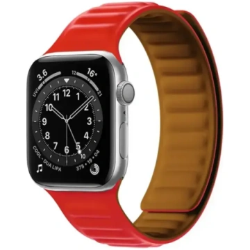 Magnētiskā siksna Apple Watch 38/40mm - Sarkana Hu