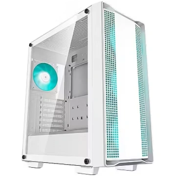 DeepCool CC560 V2, Tempered Glass, White, Green LE