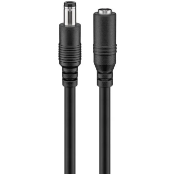 DC pagarinājuma kabelis GOOBAY 5,5x2,5 mm (plug-so