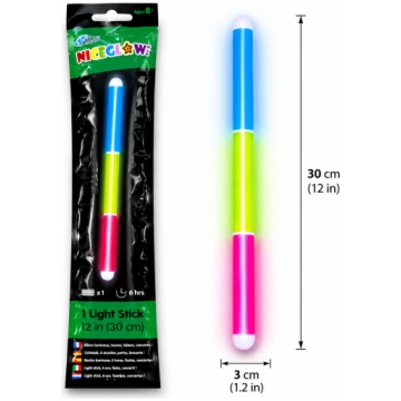 Gaismas nūjiņa 30 cm (Glow Stick) MiniSmaidiņš